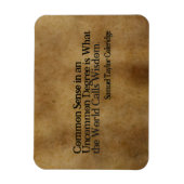 Samuel T. Coleridge Inspirerend citaat "Wisdom" Magneet (Verticaal)