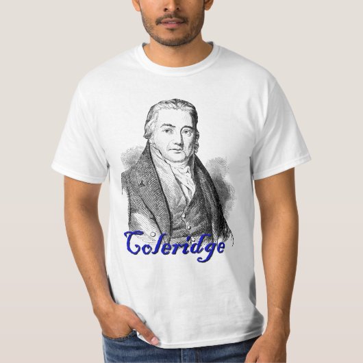 Samuel Taylor Coleridge Etching T-shirt (Voorkant)