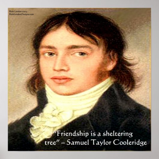 Samuel Taylor Coleridge Poster (Voorkant)