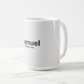 Samuel The Best Son Koffiemok (Voorkant rechts)