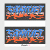 Samuel Vorname Name Graffiti Aufkleber Sticker (Vel)