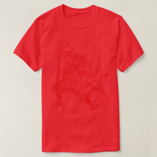 samuraanslag t-shirt (Design voorkant)