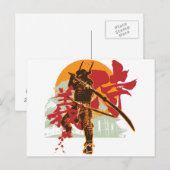 Samurai6 Briefkaart (Voorkant / Achterkant)