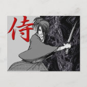 SAMURAI 01a Briefkaart (Voorkant)