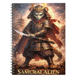 Samurai Alien Fantasy Kinderen en Tieners Notitieboek
