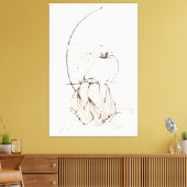  Samurai Archer Canvas Afdruk (Insitu (Woonkamer))