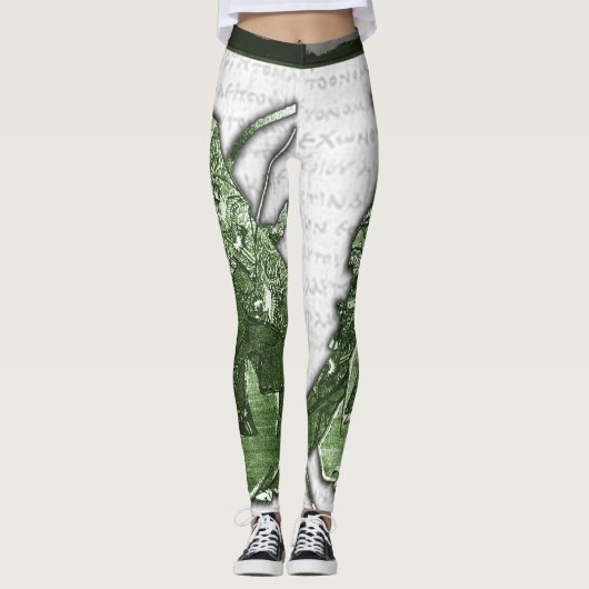 Samurai Archer grappling spats Leggings (Voorkant)