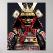 Samurai armor Art Poster Wall Art Kaart afdrukken (Voorkant)