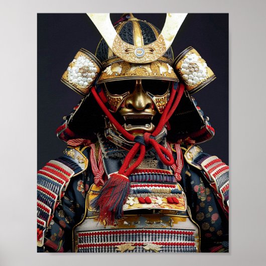Samurai armor Art Poster Wall Art Kaart afdrukken (Voorkant)