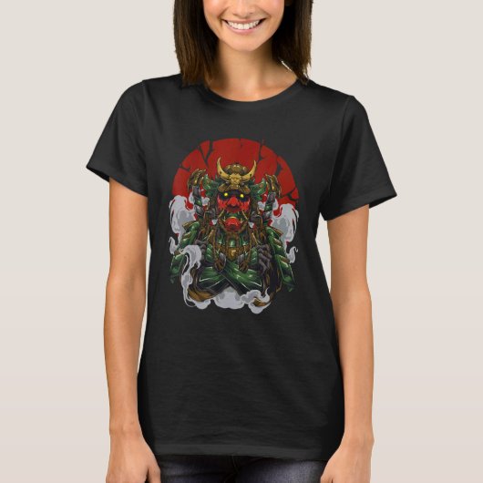 Samurai Armor Samurai Japanse Samurai Culture Cos T-shirt (Voorkant)