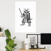 SAMURAI ART POSTER (Thuiskantoor)