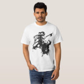 Samurai Artist - Licht T-Shirt (Voorkant volledig)