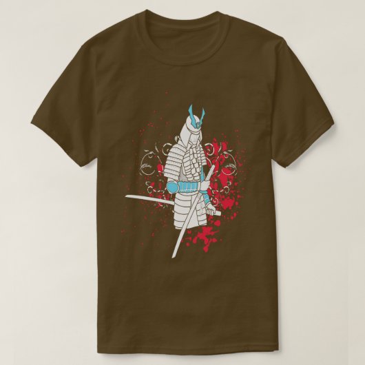 Samurai Asian Illustratie T-shirt (Design voorkant)