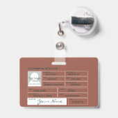 Samurai Badge (Back with Retractable)