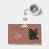 Samurai Badge (Front with Retractable)