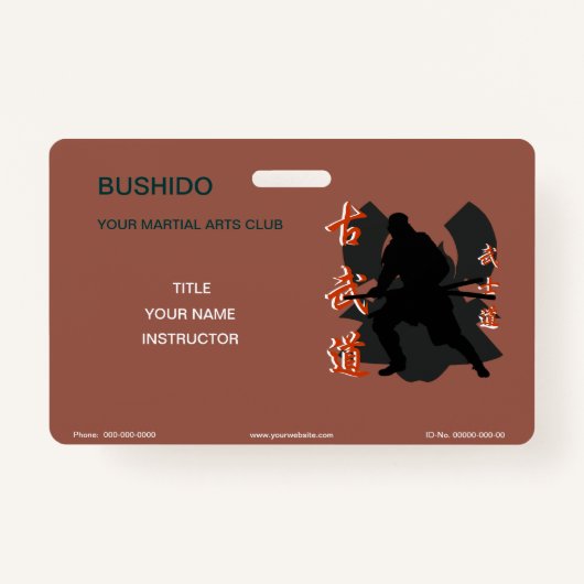 Samurai Badge (Voorkant)