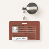 Samurai Badge (Achterkant met intrekbare)