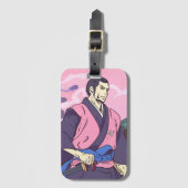 samurai bagagelabel (Voorkant (verticaal))