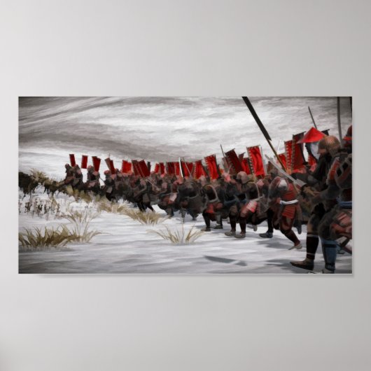 Samurai Banzai Poster (Voorkant)