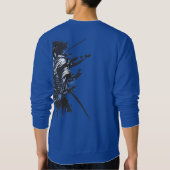Samurai Basic Sweatshirt – Japans Kanji 侍 Krijger (Achterkant)