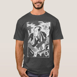 Samurai Bassist Player Rock Guitar Samurai (2) T-shirt