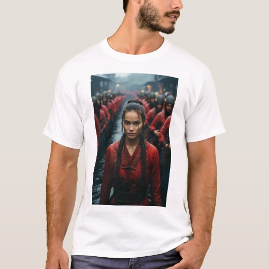Samurai Battle Bereiding T-shirt (Voorkant)