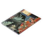 Samurai Battling Krabben and Ghosts Notitieboek (Linkerzijde)