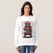 Samurai Bear Basic Sweatshirt (Voorkant volledig)