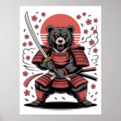 Samurai Bear  Poster (Voorkant)