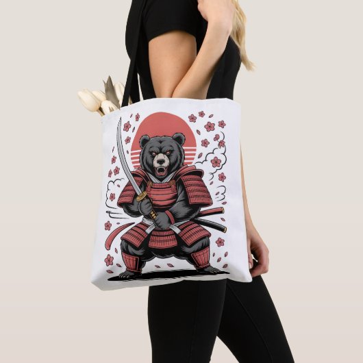 Samurai Bear Tote Bag (Dichtbij)
