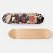 Samurai Bear warrior Skateboard (Horizontaal)