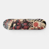 Samurai Bear warrior Skateboard (Horizontaal)