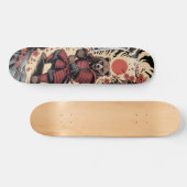 Samurai Bear warrior Skateboard (Horizontaal)