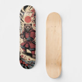 Samurai Bear warrior Skateboard (Voorkant)