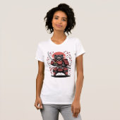 Samurai Bear Women’s Slim Fit Tee T-shirt (Voorkant volledig)