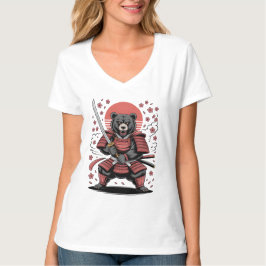 Samurai Beer Dames V-hals T-shirt