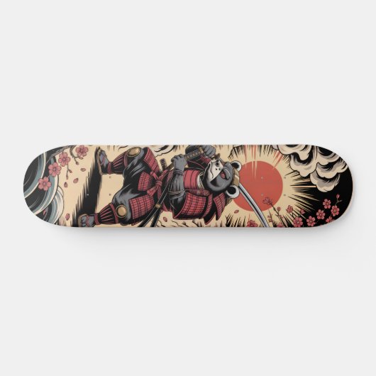 Samurai Beer krijger Skateboard (Horizontaal)