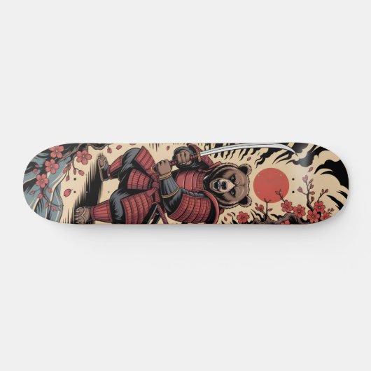 Samurai Beer krijger Skateboard (Horizontaal)