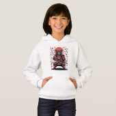 Samurai Beer Meisje Pullover Hoodie (Voorkant volledig)