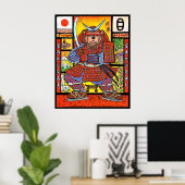 Samurai Beer Print (Thuiskantoor)