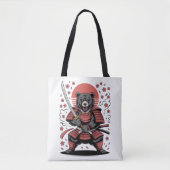 Samurai Beer Tote Tas (Voorkant)