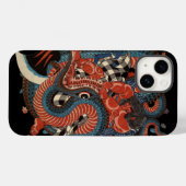 SAMURAI BESTRIJDT GIANT SNAKE Case-Mate iPhone CASE (Achterkant (horizontaal))