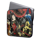 SAMURAI BESTRIJDT GIANT SNAKE TOAD LAPTOP SLEEVE (Voorkant Links)