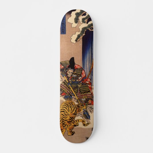 Samurai bestrijdt het bestuur van Tiger Persoonlijk Skateboard (Voorkant)