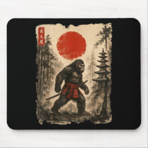 Samurai Bigfoot Japanese Sasquatch Ukiyo-e Muismat