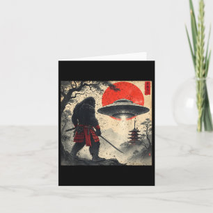 Samurai Bigfoot Japans Ufo Graphic Ukiyo Kaart