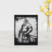 Samurai Bigfoot Japanse kunst Anime Kaart (Gele Bloem)