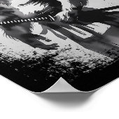 Samurai Bigfoot Japanse kunst Anime Poster (Hoek)