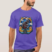 Samurai Biker Spirit Motorcycle Tee T-shirt (Voorkant)
