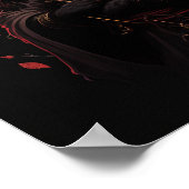 Samurai Black Cat Poster (Hoek)